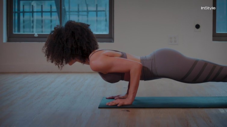 Nathalie Emmanuel Yoga Tight Booty  nude photo