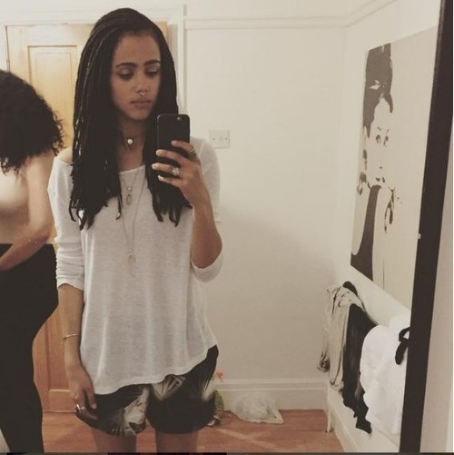 Nathalie Taking A Picture With Her Cell Phone  nude photo