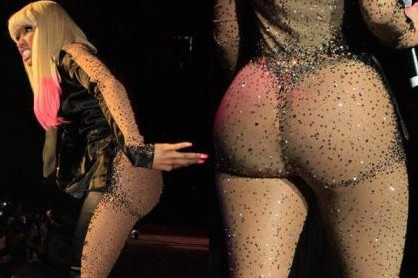 Nicki Minaj Before Butt Implants  nude photo