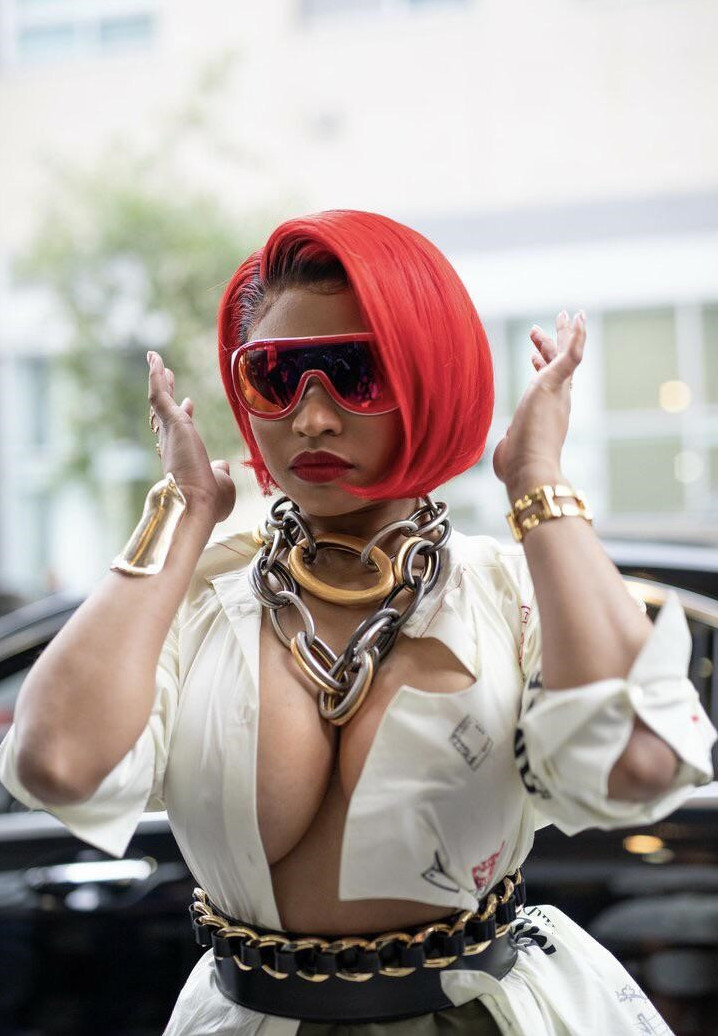Nicki Minaj Massive Tits Cleavage  nude photo