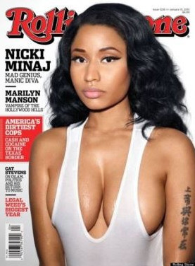 Nicki Minaj Rolling Stone Magazine  nude photo