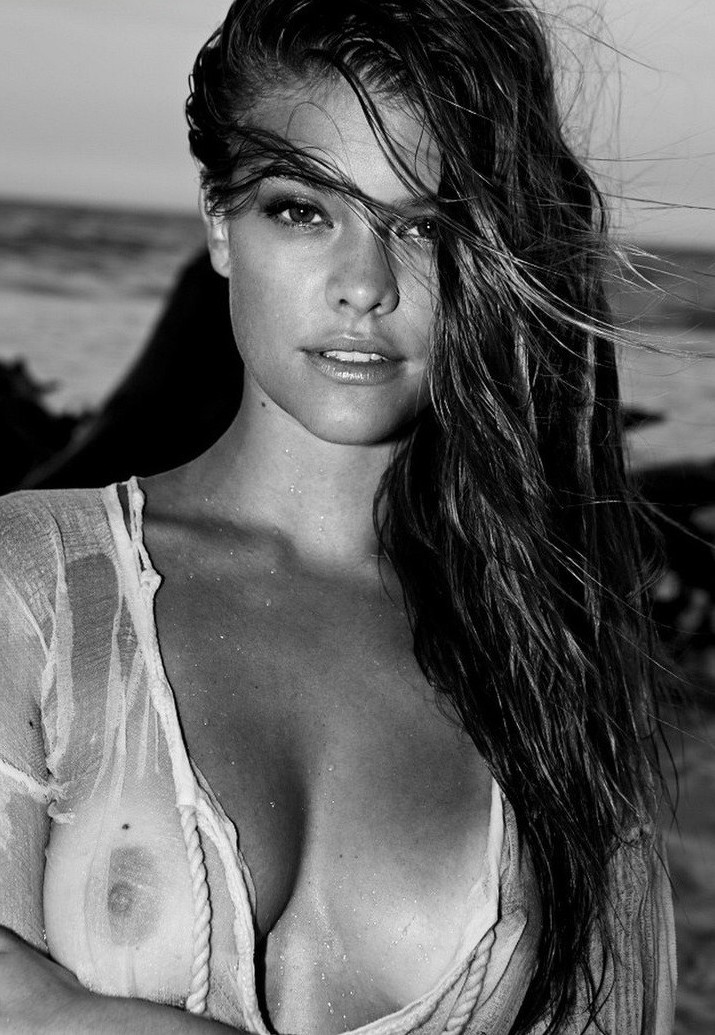 Nina Agdal See Through Hot Boobs  nude photo