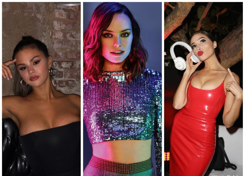 Olivia Culpo Daisy Ridley Selena Gomez  nude photo