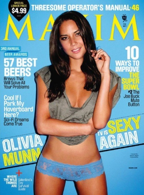 Olivia Munn Maxim Cover  nude photo