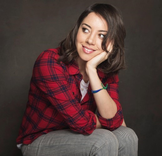 Only Aubrey Plaza Can Look So Good In A Red Plaid Flannel Shirt  nude photo