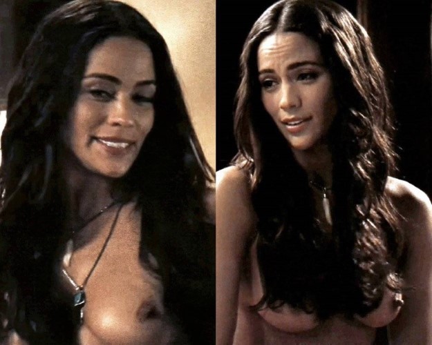 Paula Patton naked topless hot tits movie scenes  nude photo