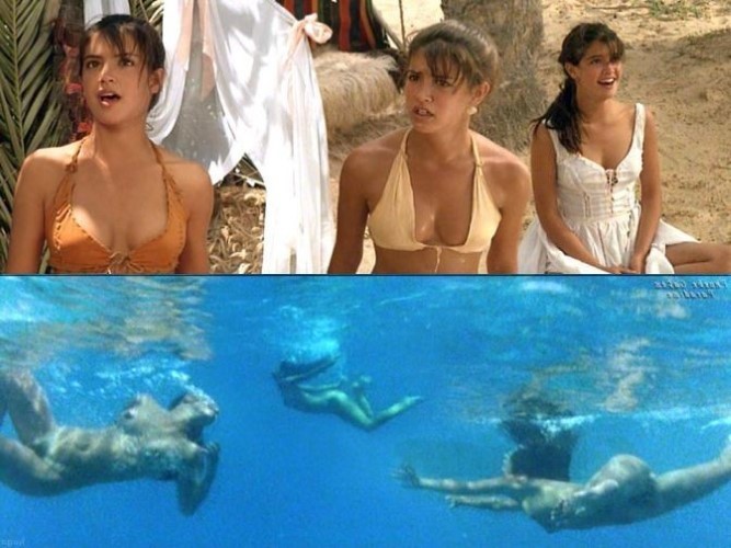 Phoebe Cates Swimming Nude  nude photo