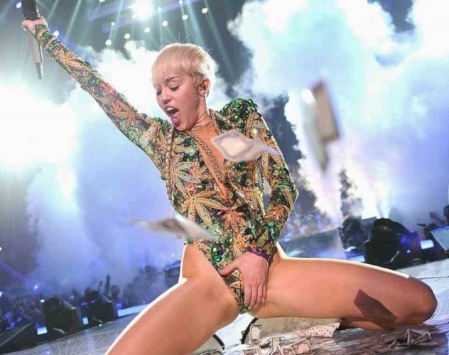 Pussy Miley Cyrus Bangerz Tour  nude photo
