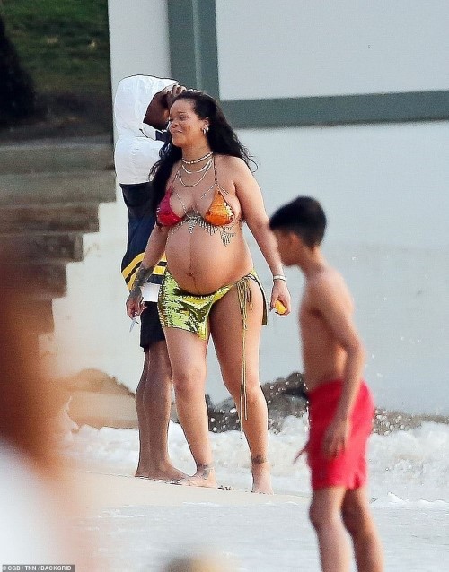 Rihanna At The Beach 4  nude photo