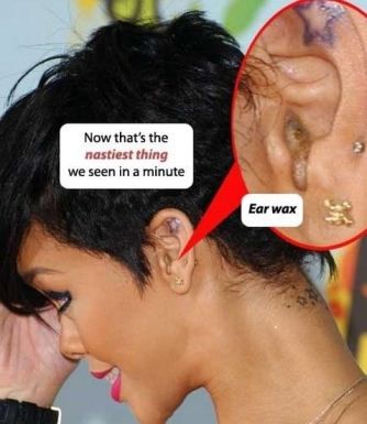Rihanna Ear Wax  nude photo