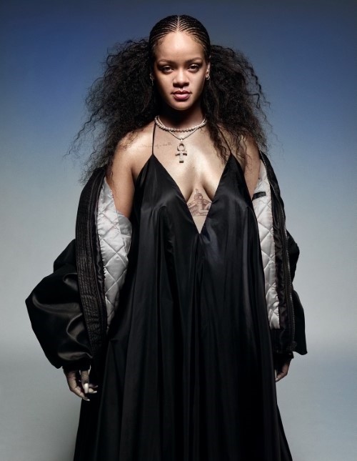Rihanna ID Magazine Colorized  nude photo