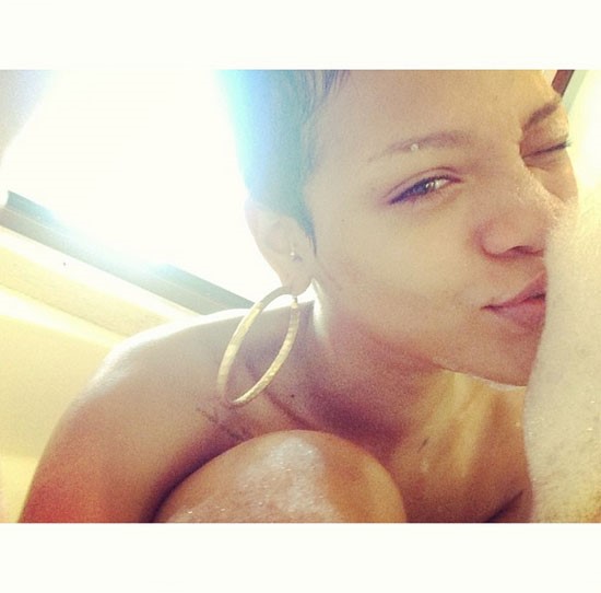 Rihanna Instagram  nude photo