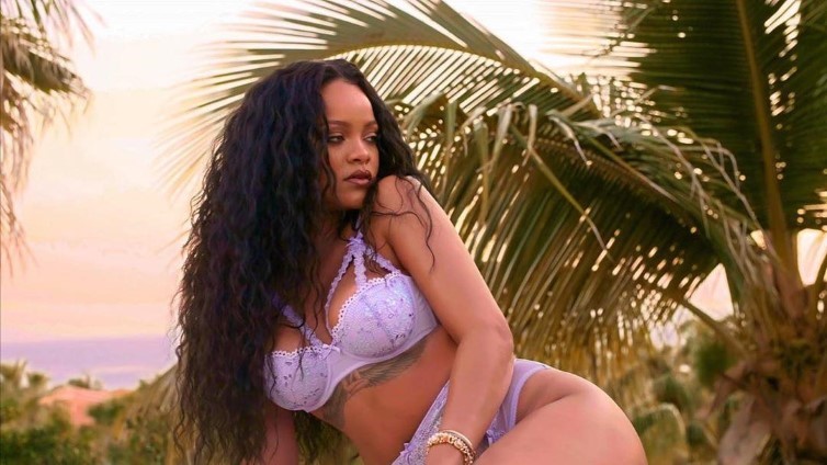 Rihanna Lounging  nude photo