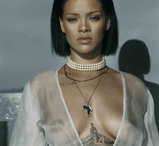 Rihanna Nude Nipples Sexy Topless Needed Me Music Video 04  nude photo