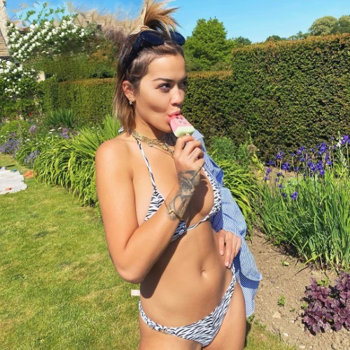 Rita Ora Enjoying Her Popsicle  nude photo