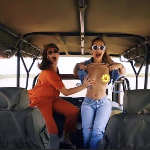 Rita Ora With A Friend  nude photo