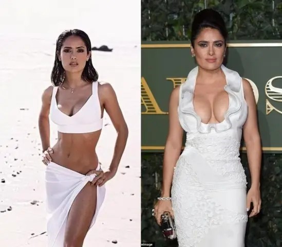 Salma Hayek At The Age Of And  nude photo
