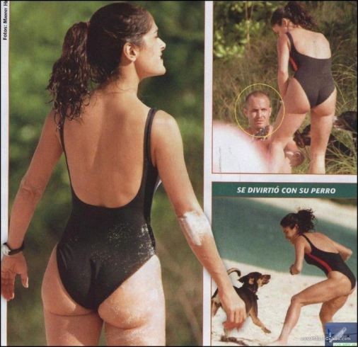 Salma Hayek Hot Bikini  nude photo