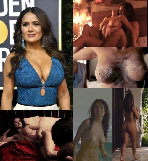 Salma Hayek Sexy Actress Collage Nudes  nude photo