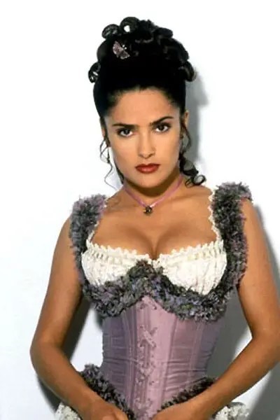 Salma Hayek Wearing The Erotic Lingerie Outfit  nude photo