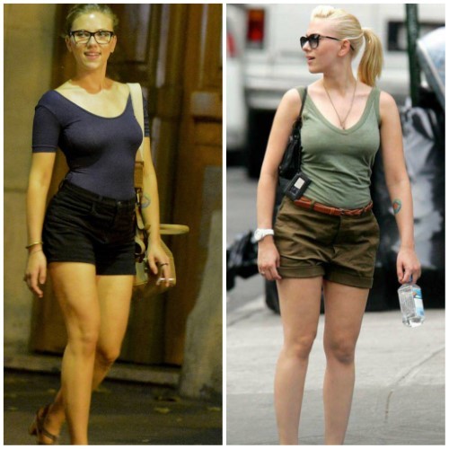 Scarlett Johansson Bombshell In Shorts  nude photo