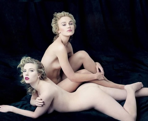 Scarlett Johansson With Keira Knightly  nude photo