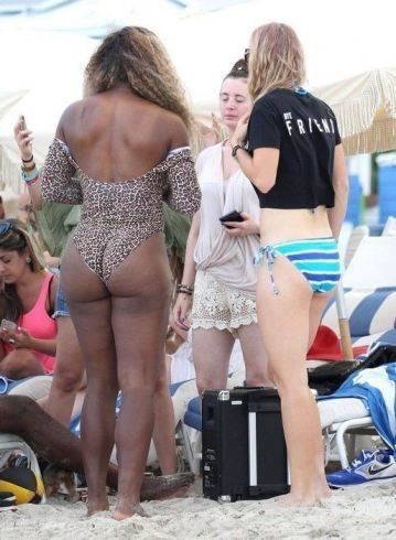 Serena Williams Beach Wedding  nude photo