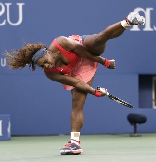 Serena Williams Bent Over Booty  nude photo