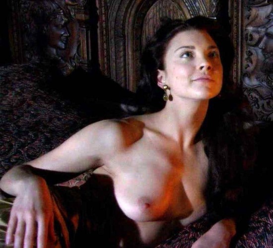 Sexy Actress Natalie Dormer Naked Boobs Topless Sex Scene  nude photo