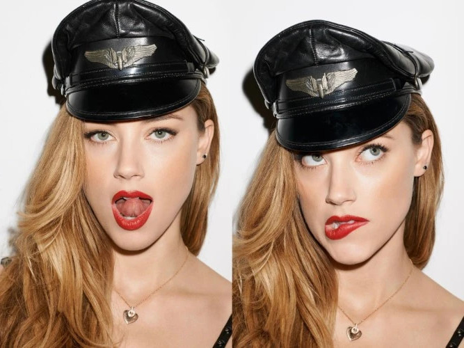 Sexy Amber Heard  nude photo