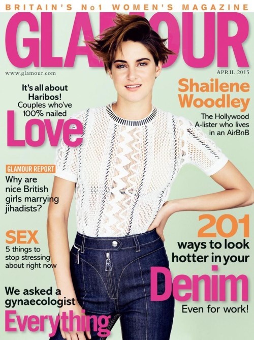 Shailene Woodley Cover Of Glamour  nude photo