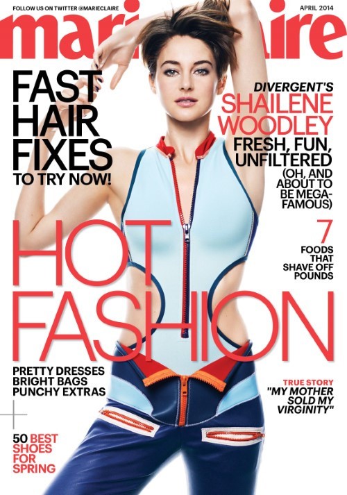 Shailene Woodley Cover Of Marie Claire  nude photo