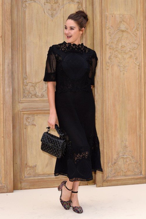 Shailene Woodley Hair In A Bun  nude photo