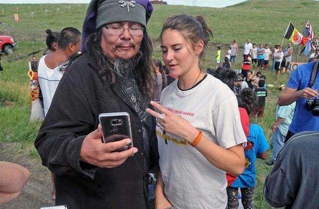Shailene Woodley Is Protesting Tribal Water Rights In North Dakota  nude photo