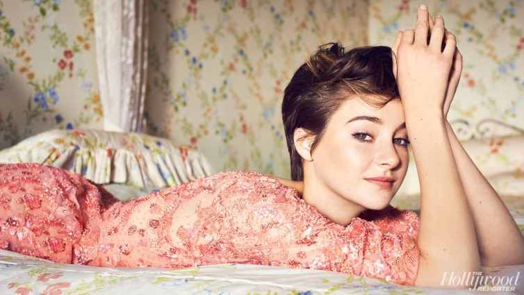 Shailene Woodley Laying On A Bed  nude photo
