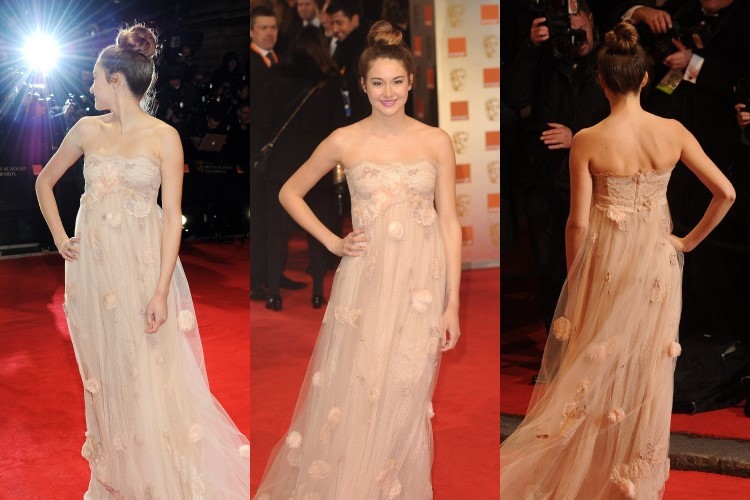 Shailene Woodley Looking Gorgeous At BAFTA 2012  nude photo