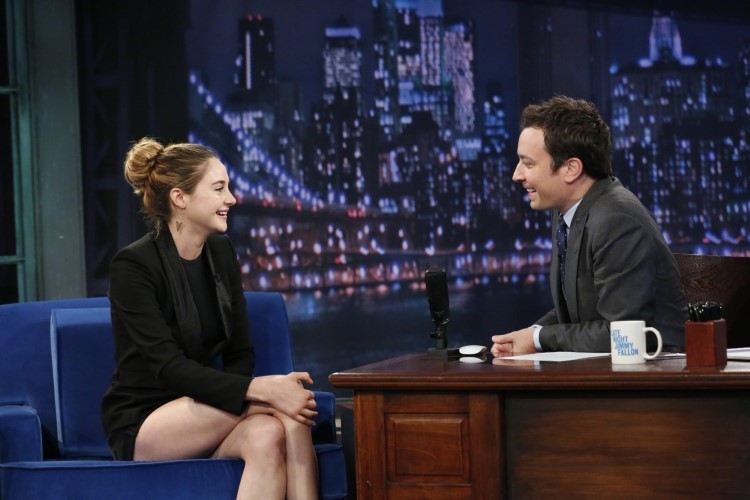 Shailene Woodley On Fallon S Show  nude photo