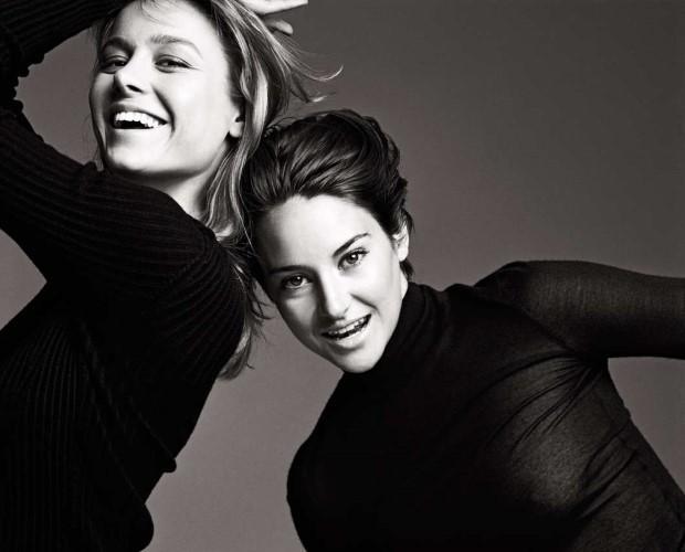 Shailene Woodley Posing With Brie Larson  nude photo