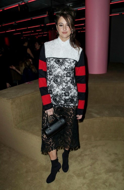 Shailene Woodley Prada Show N Y  nude photo