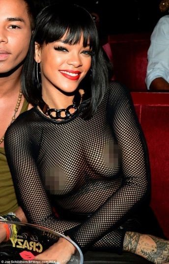 Top Rihanna See Through Dress  nude photo