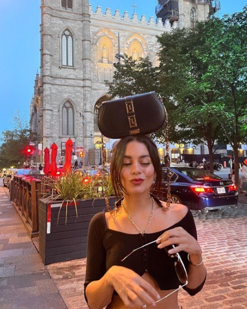 Vanessa Hudgens At Night In All Black 2  nude photo