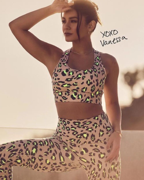 Vanessa Hudgens Fabletics Leopard Outfit  nude photo