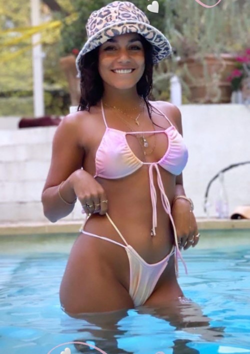 Vanessa Hudgens Pink Bikini  nude photo