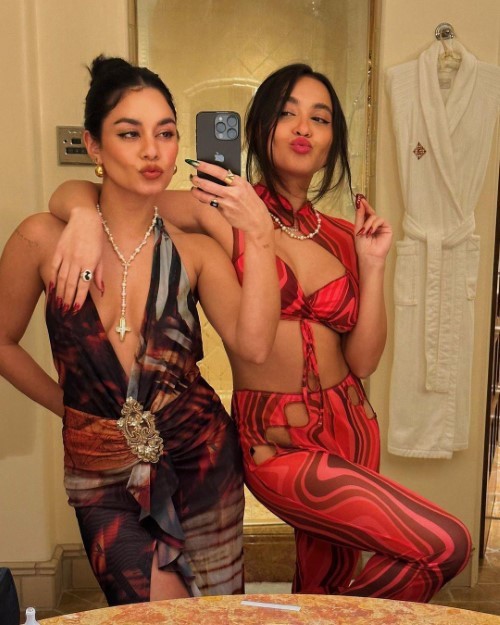 Vanessa Hudgens Selfie With Stella  nude photo