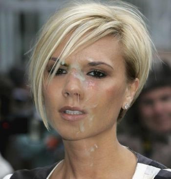 Victoria Beckham Nude Fake Cum Facial  nude photo
