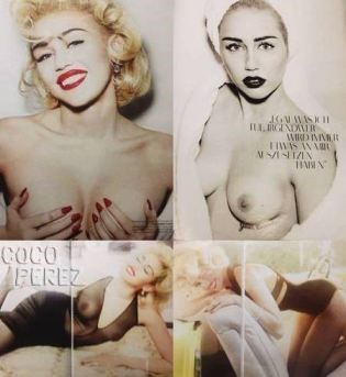 Vogue Miley Cyrus Nude  nude photo