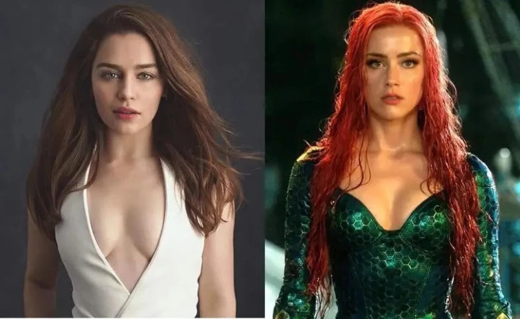 Way Too Horny For Amber Heard And Emilia Clarke  nude photo