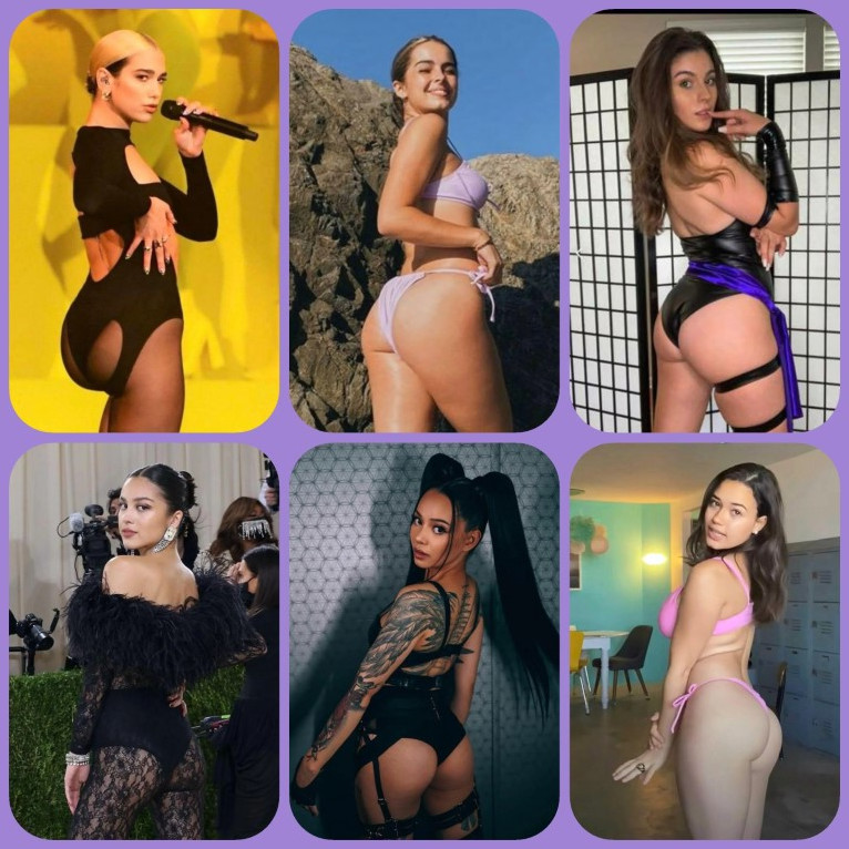 Which Ass Are You Eating Taya Miller, Addison Rae, Dua Lipa, Sofia Gomez, Bella Poarch Or Olivia Rodrigo  nude photo