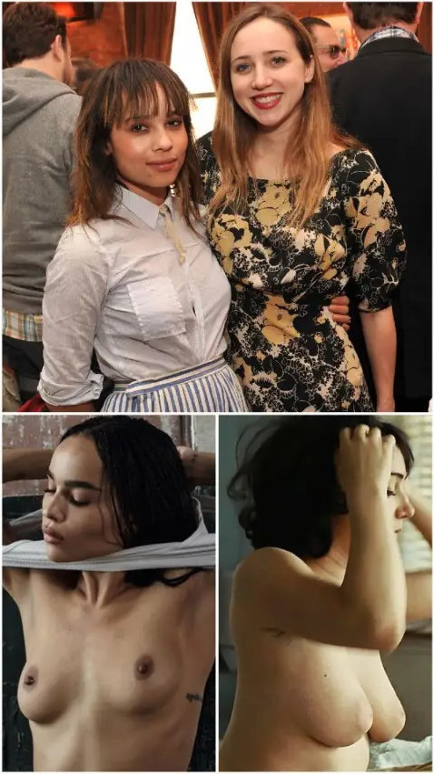 Zoe Kazan Zoë Kravitz Nudes  nude photo