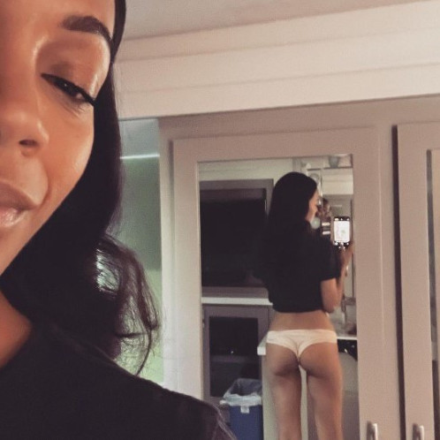 Zoe Saldana Ass In Panties  nude photo